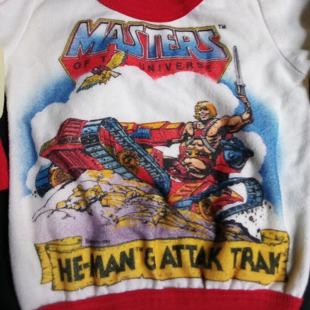 Vintage Masters Of The Universe He-Man Attak Trak Crewneck Sweatshirt Toddler